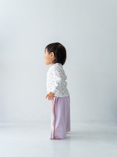 Flower line pants