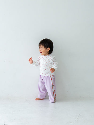 Flower line pants