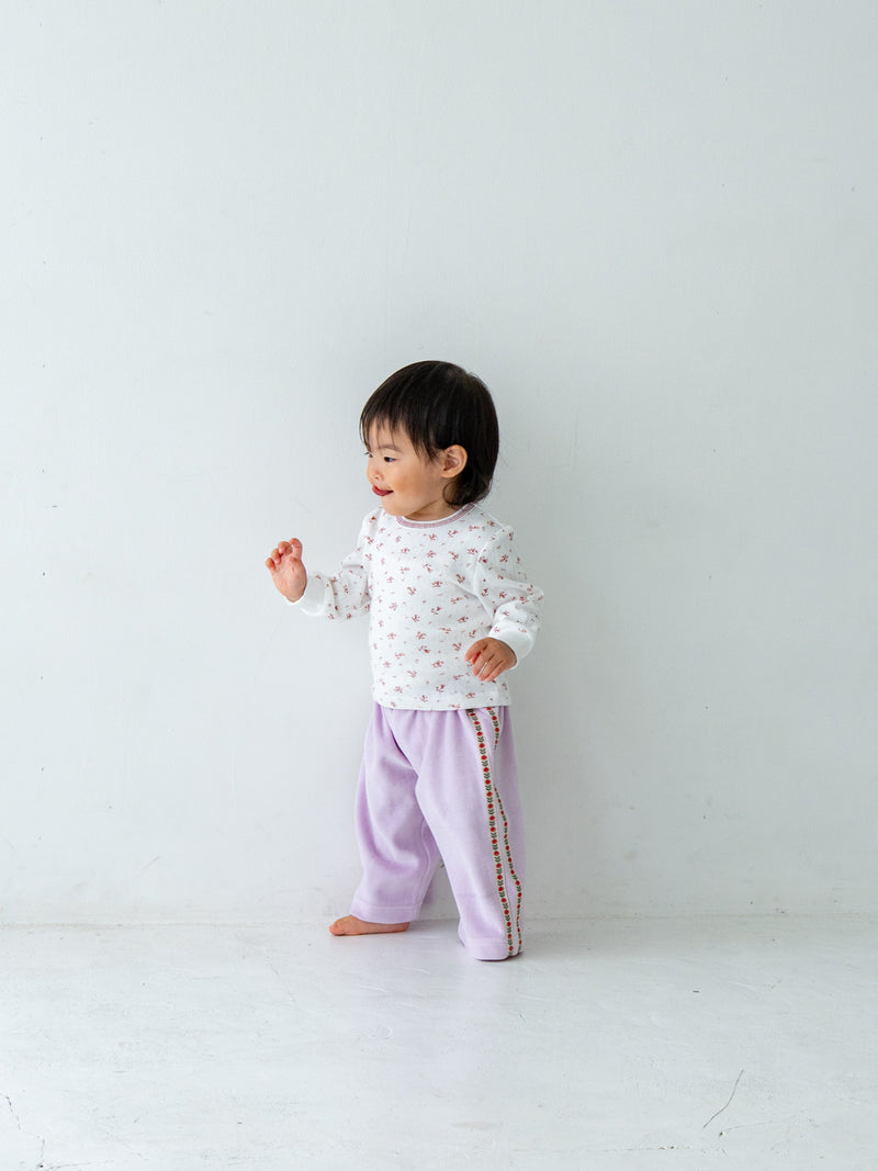 Flower line pants