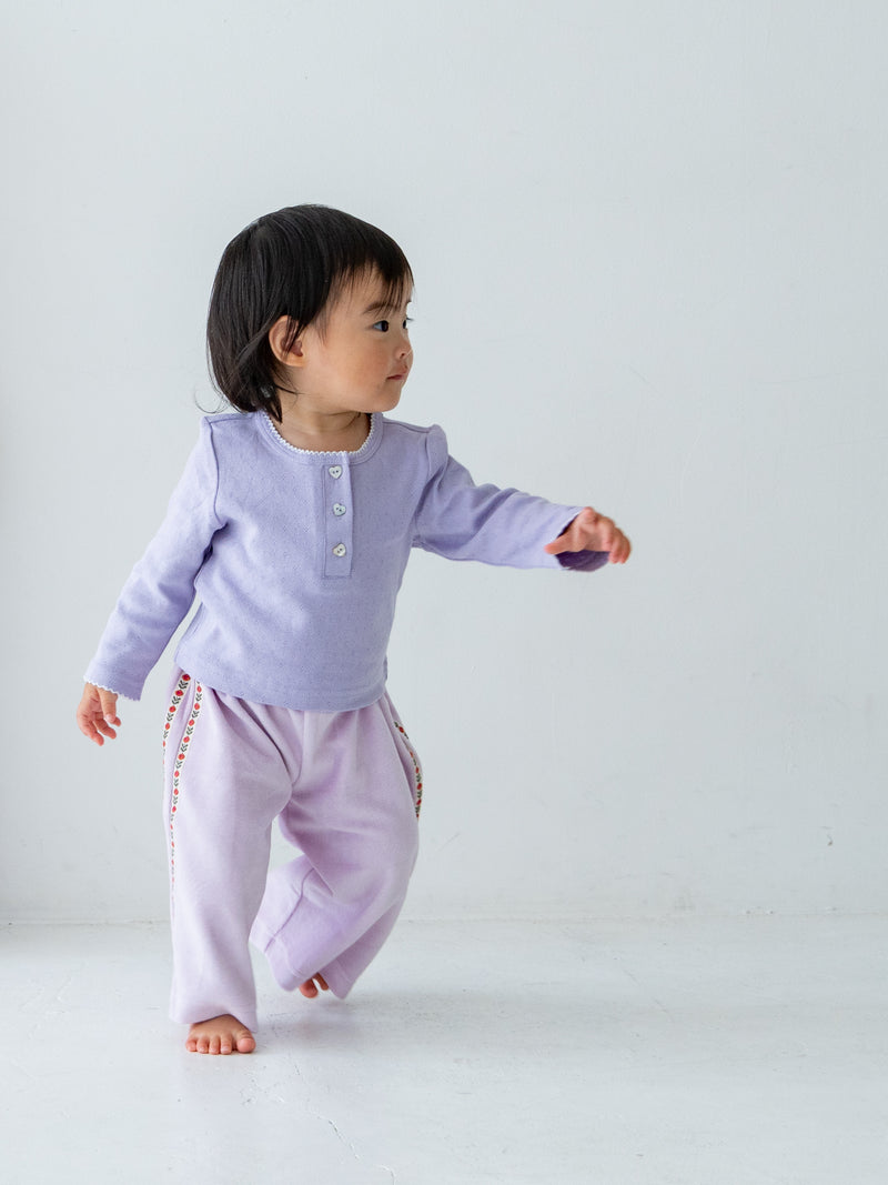 Flower line pants