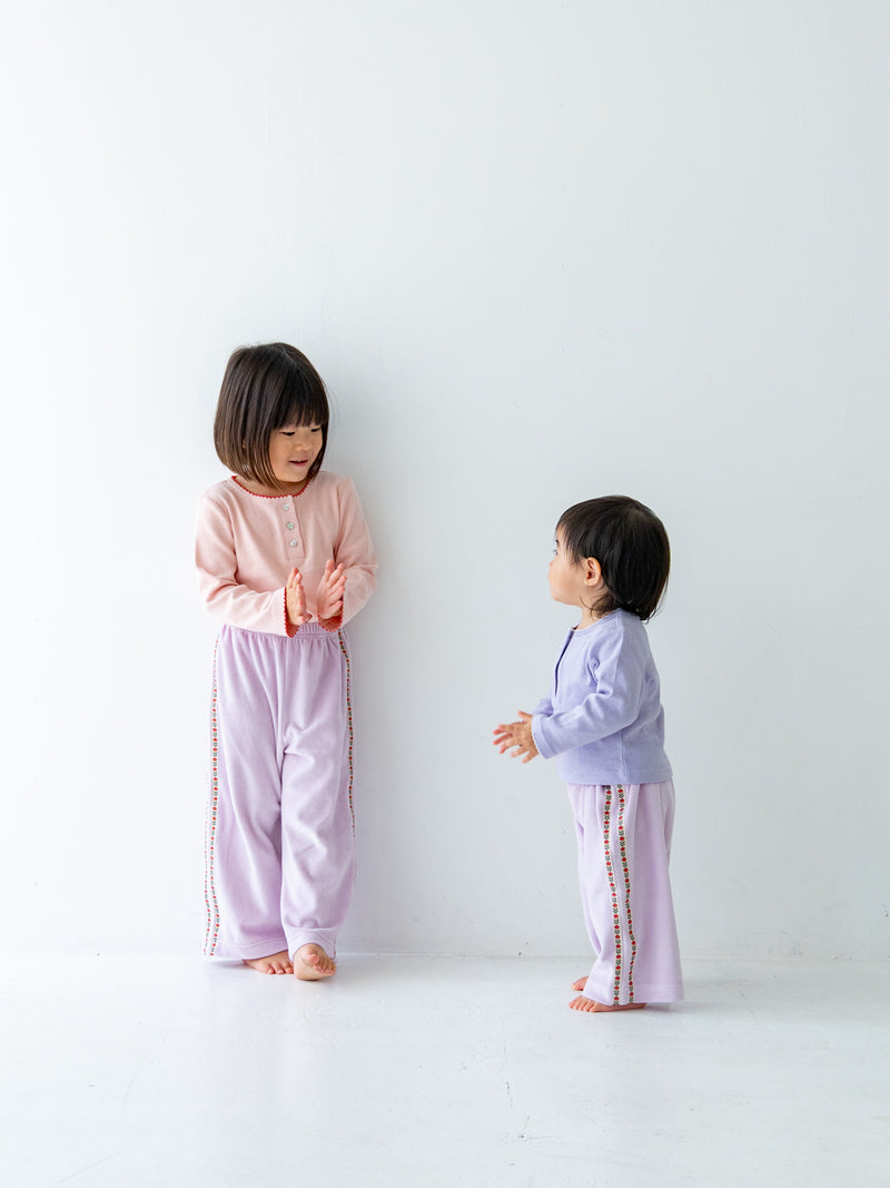 Flower line pants