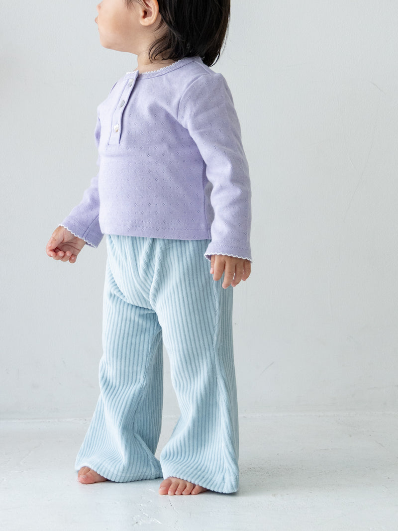 Velour flare pants