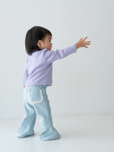 Velour flare pants