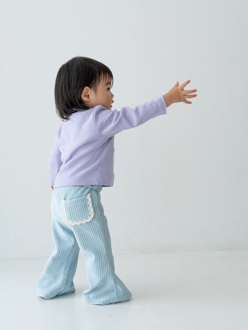 Velour flare pants