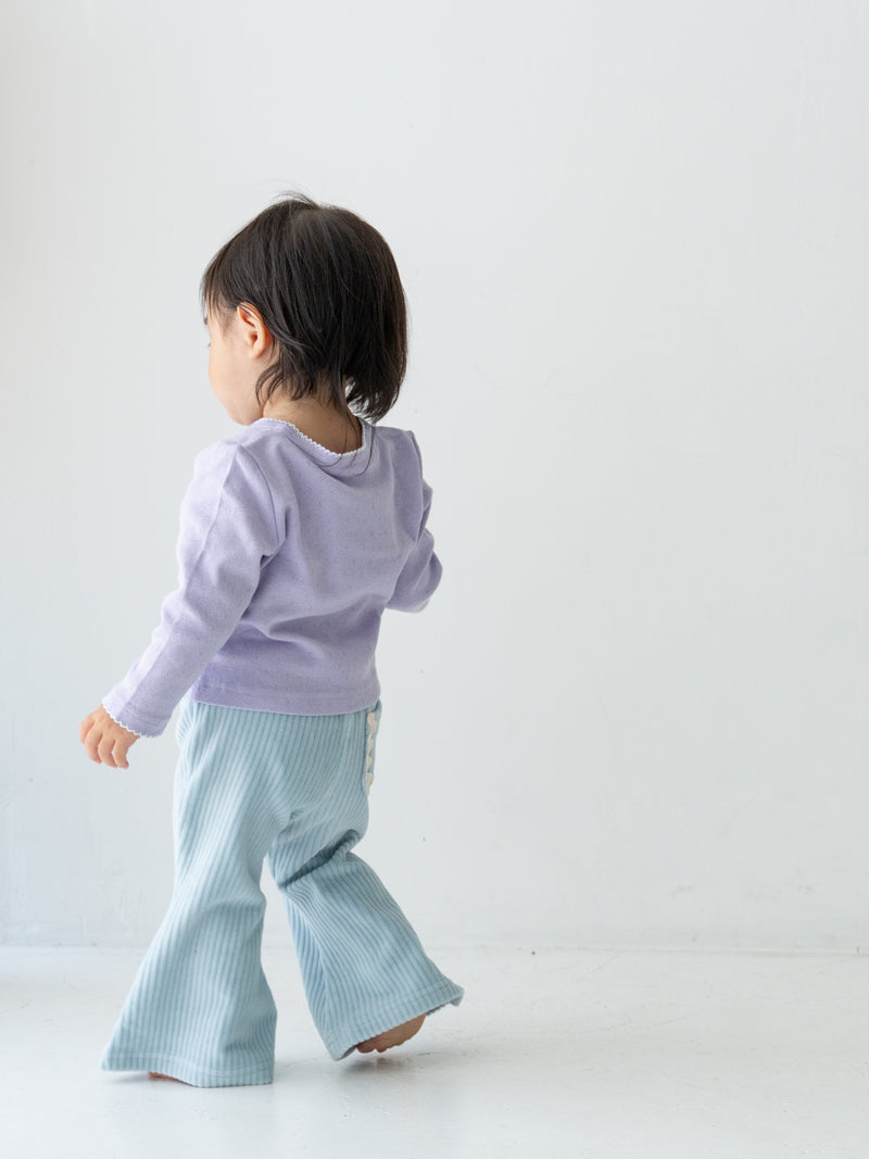 Velour flare pants