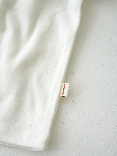 Eyelet puff tee