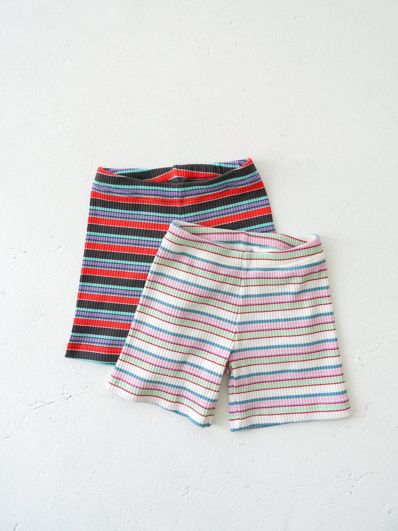 Multi stripe shorts