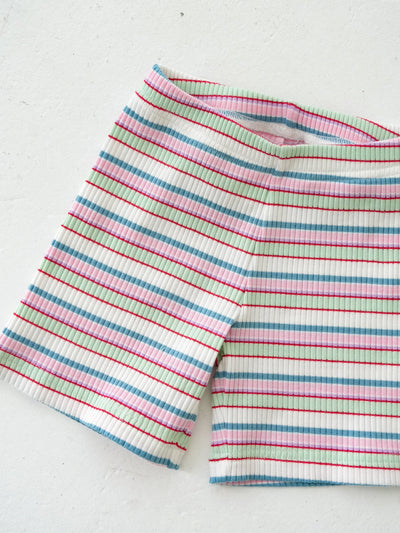Multi stripe shorts