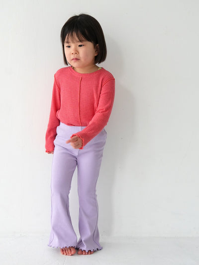 Flare cotton pants