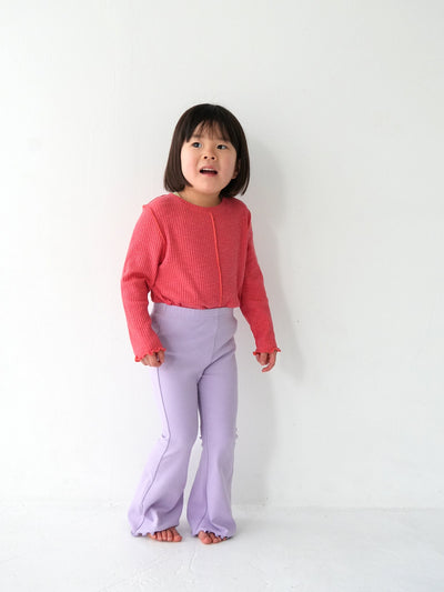 Flare cotton pants