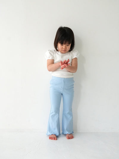 Flare cotton pants