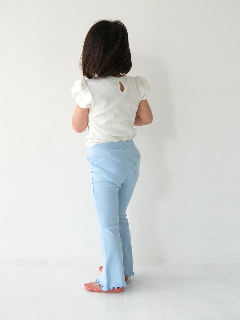 Eyelet puff tee