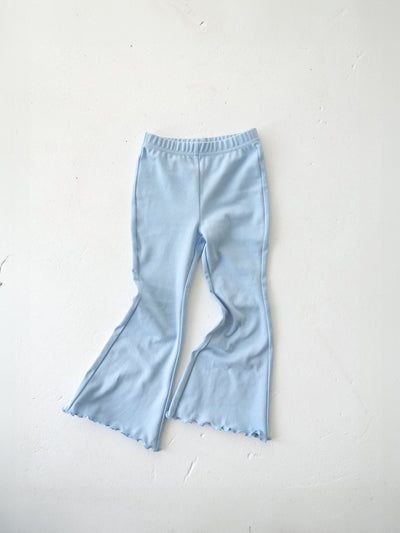 Flare cotton pants
