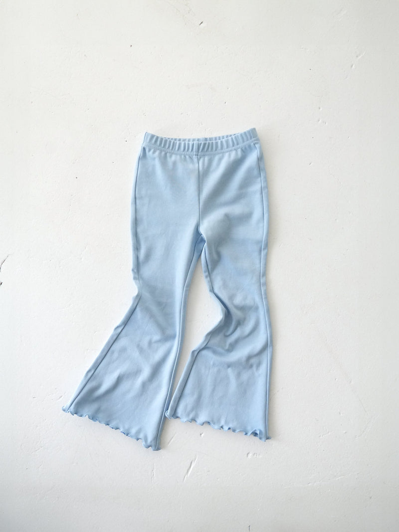 Flare cotton pants