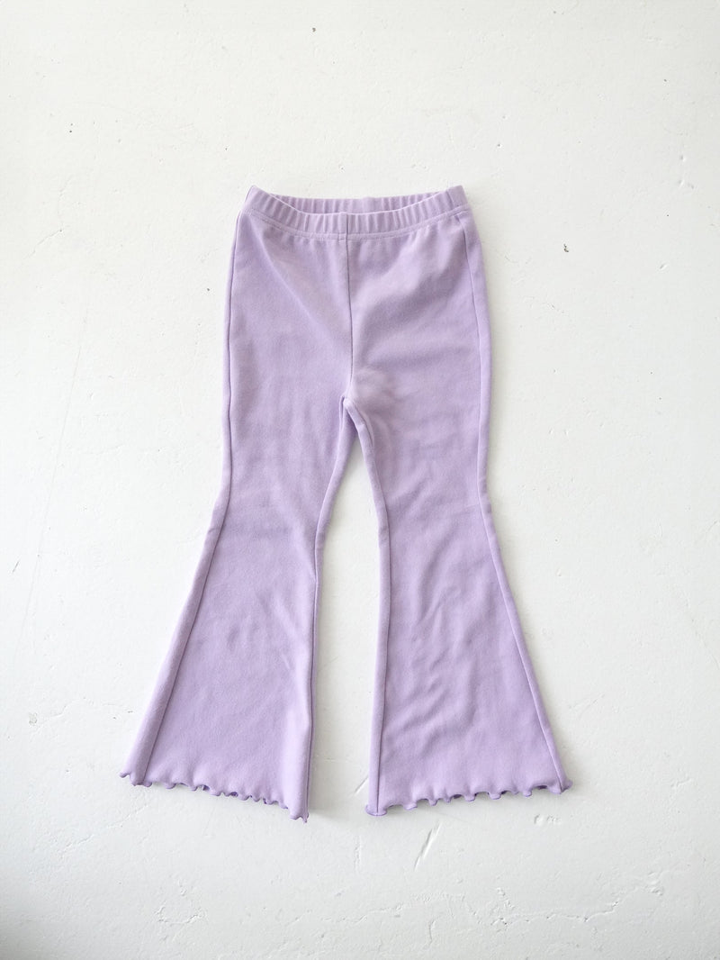 Flare cotton pants
