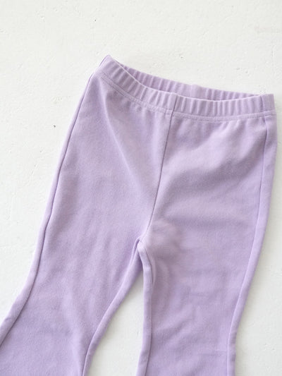 Flare cotton pants