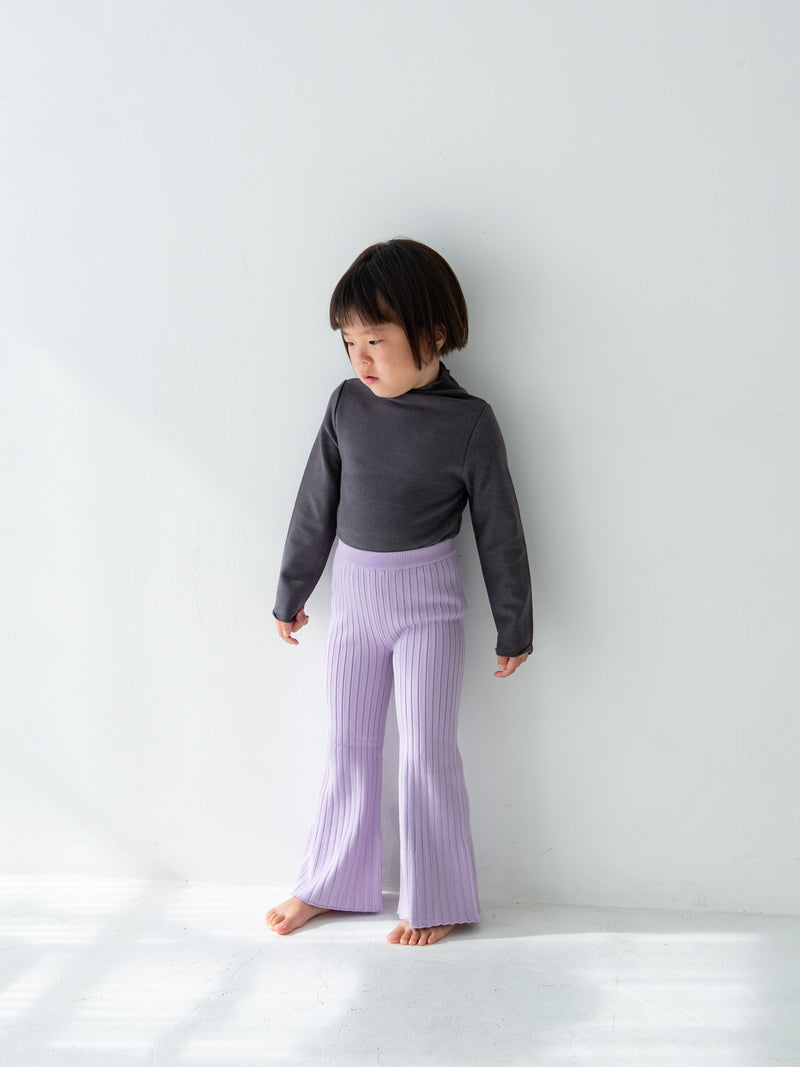 Knit flare pants