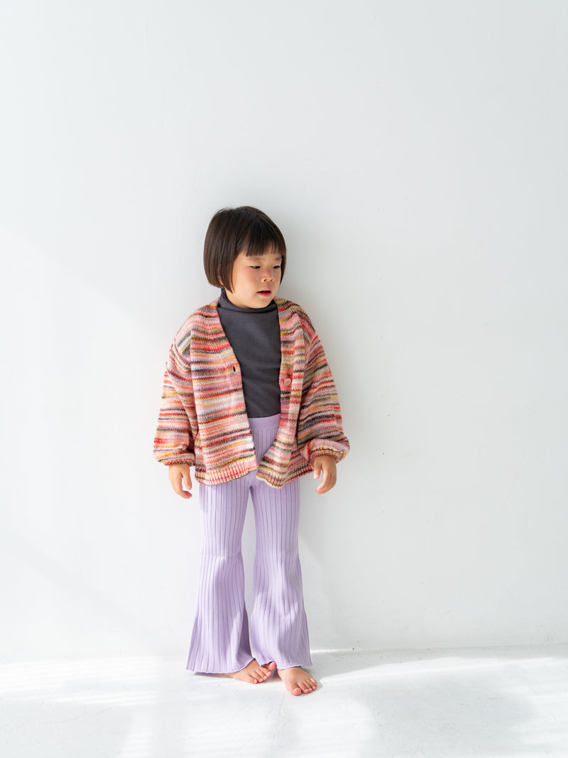 Knit flare pants