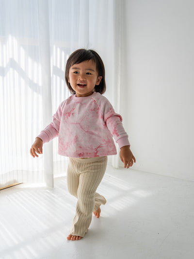 Knit flare pants