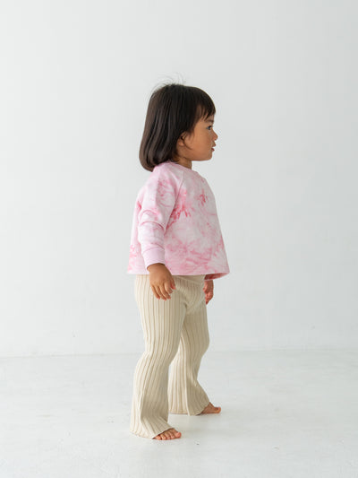 Knit flare pants