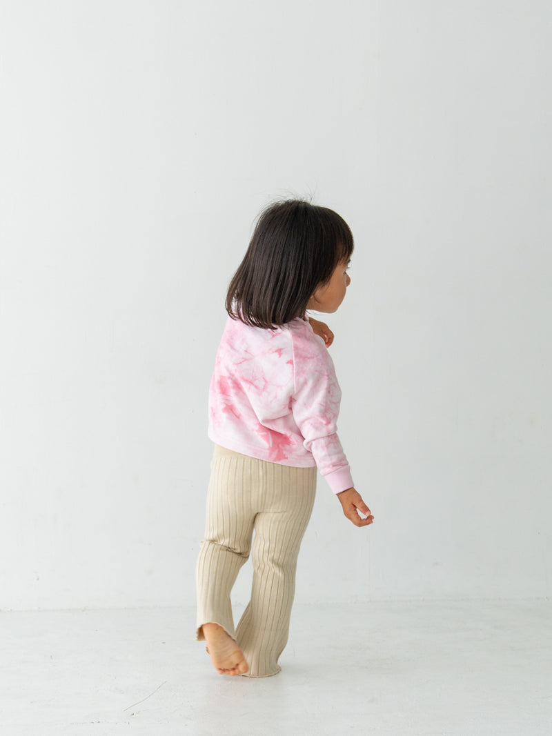 Knit flare pants