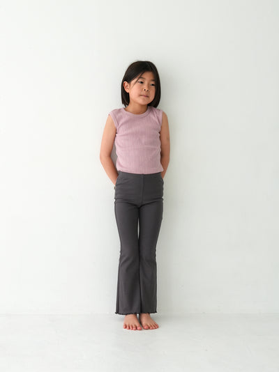 Flare cotton pants