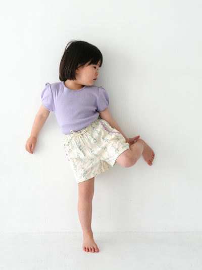 Eyelet puff tee