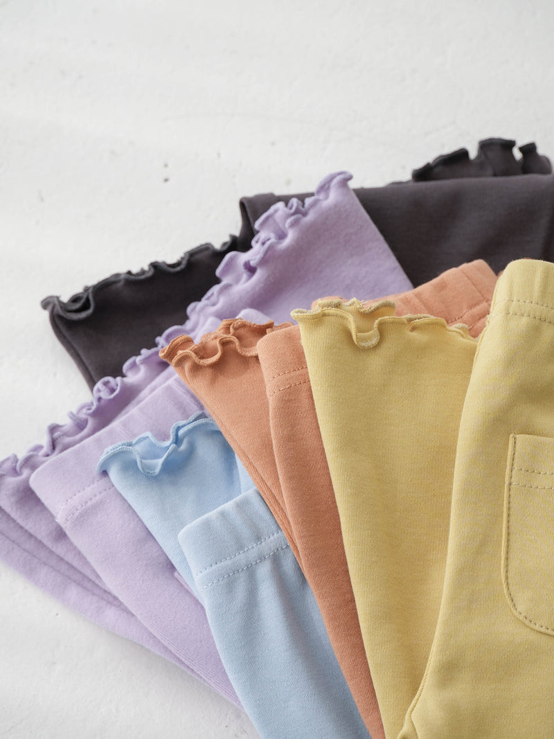 Flare cotton pants