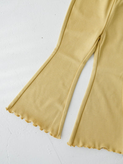 Flare cotton pants