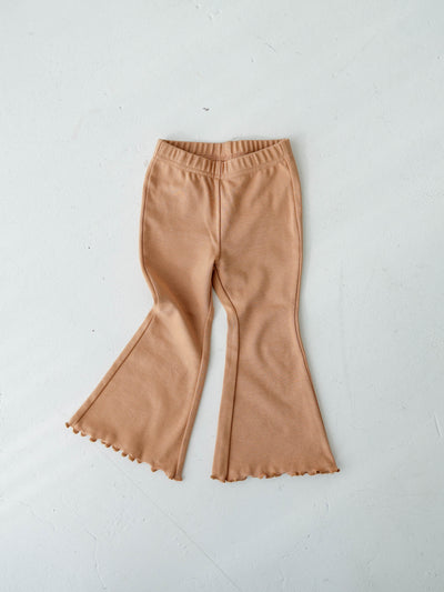 Flare cotton pants