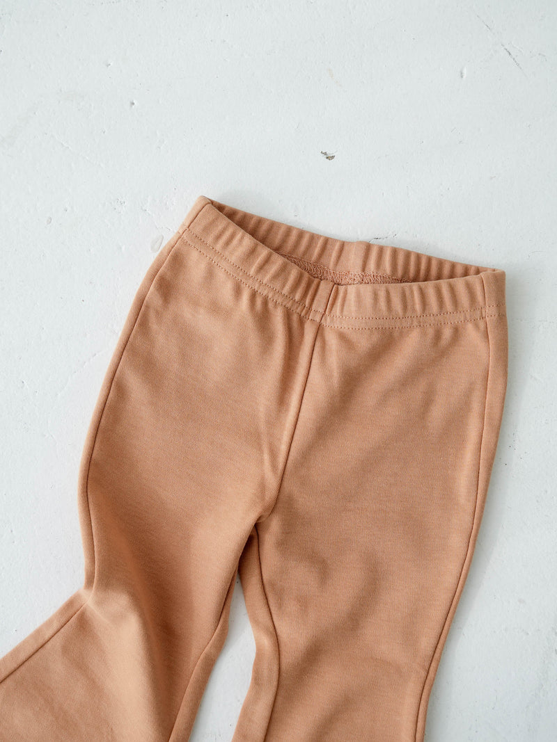 Flare cotton pants