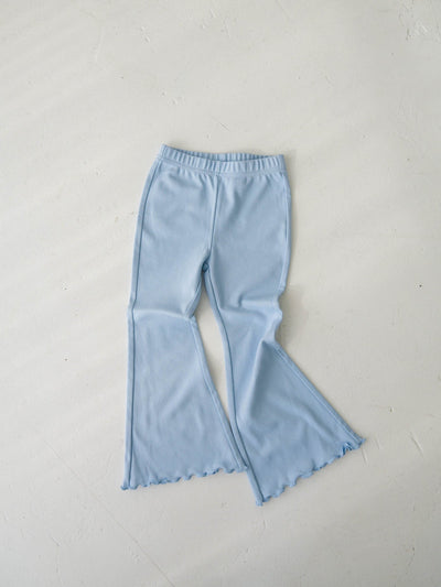 Flare cotton pants