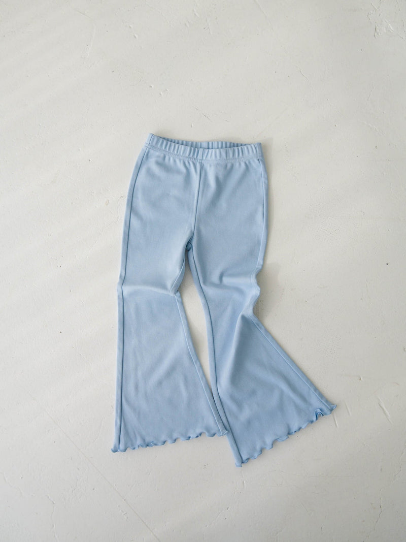 Flare cotton pants