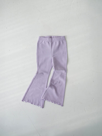 Flare cotton pants