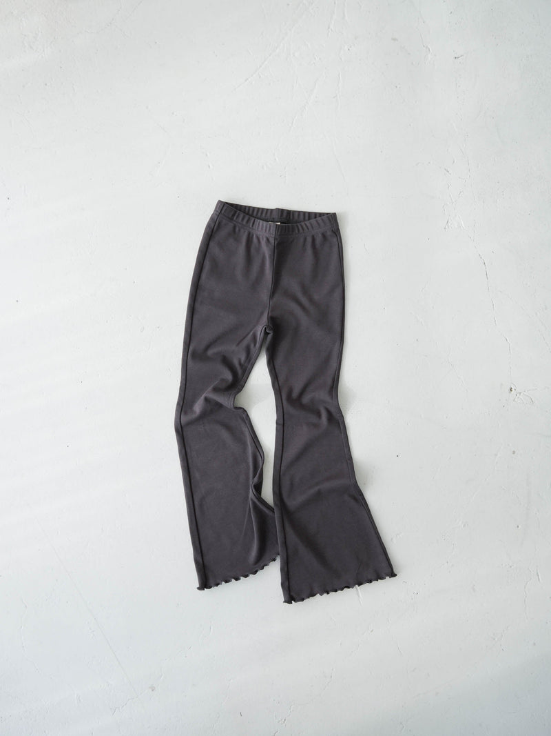 Flare cotton pants