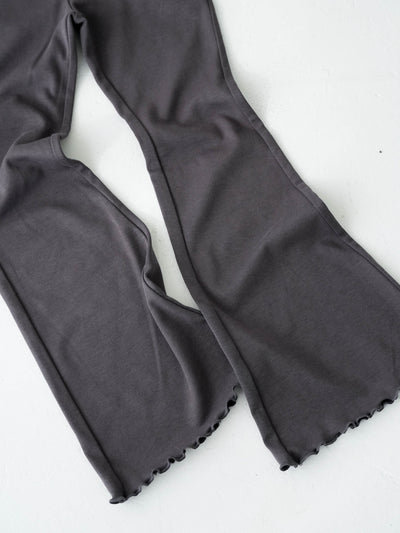 Flare cotton pants