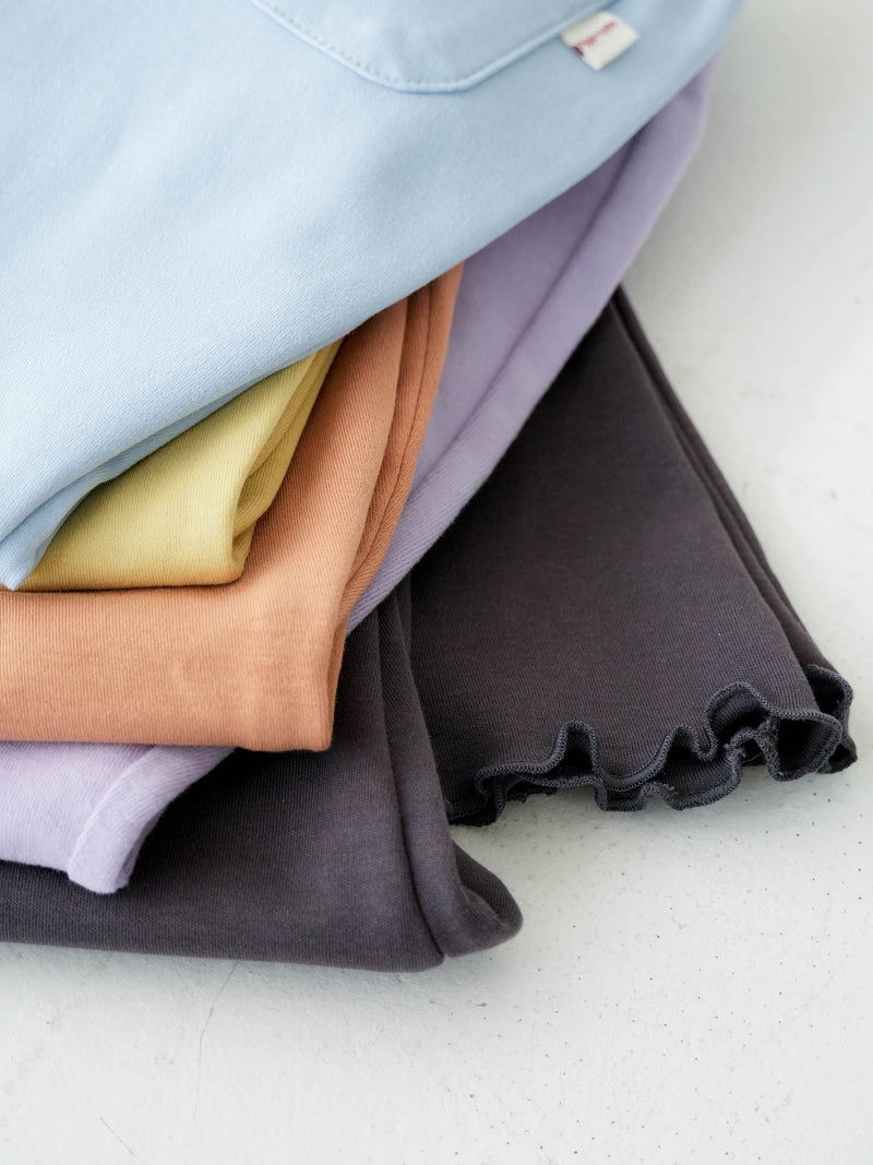 Flare cotton pants