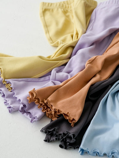 Flare cotton pants