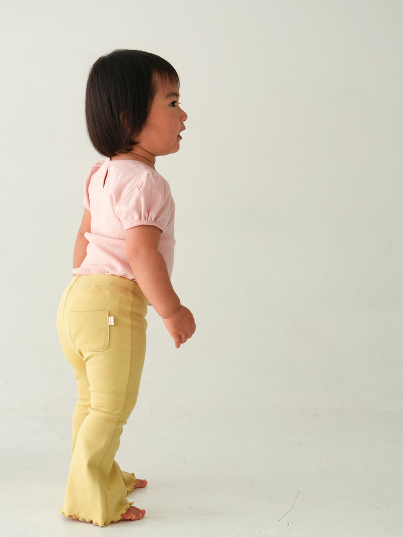 Eyelet puff tee