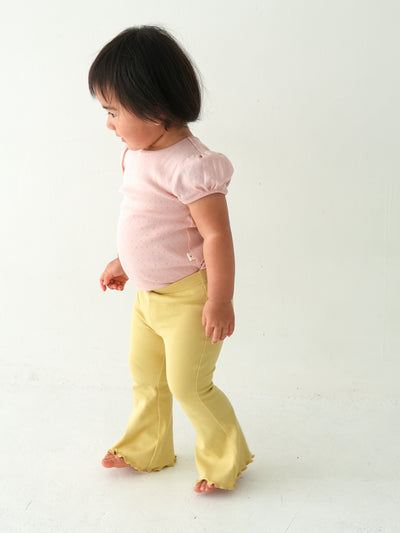 Eyelet puff tee