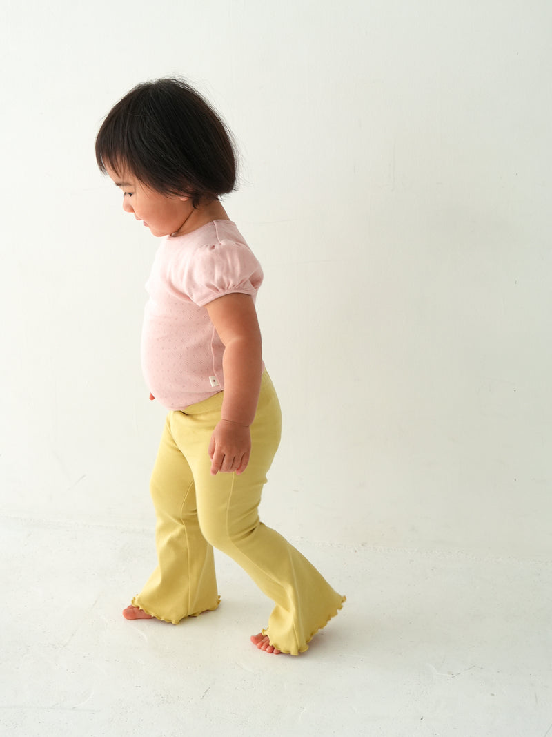 Flare cotton pants