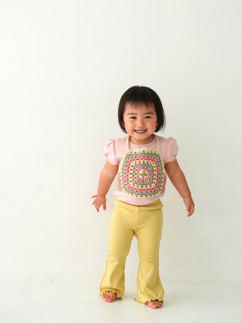 Flare cotton pants