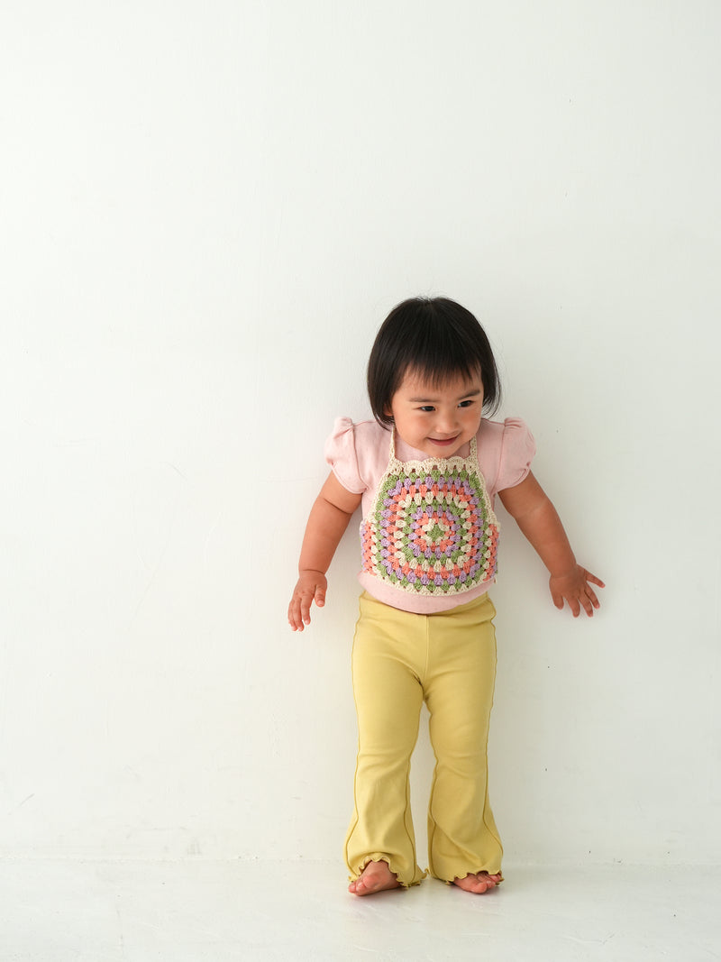 Flare cotton pants