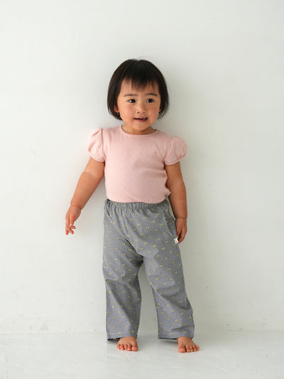Eyelet puff tee