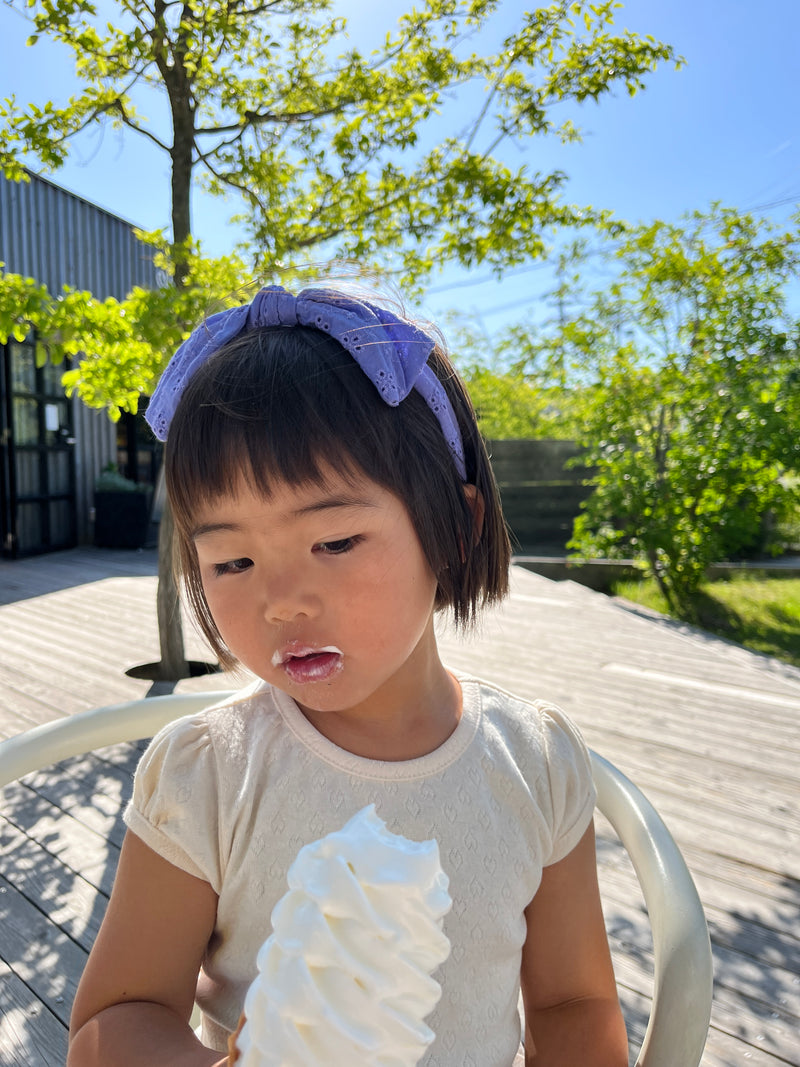 Cotton lace hair-band