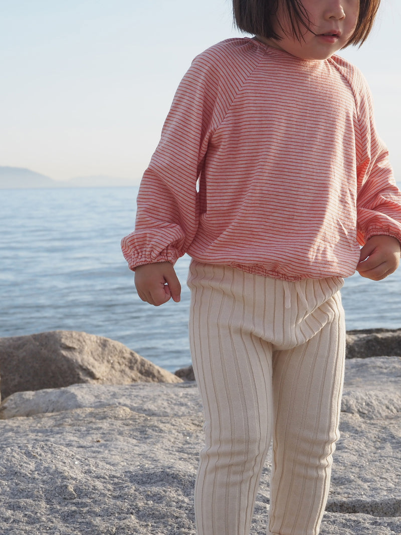 Stripe gathers smock