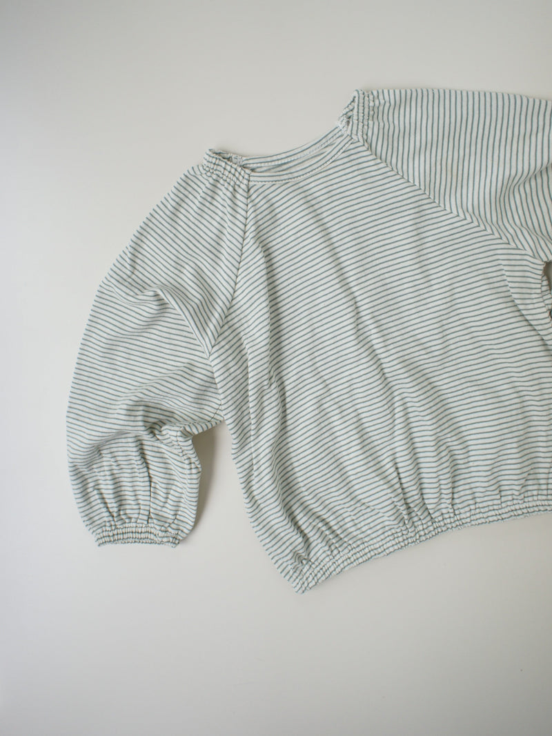 【Special】Stripe gathers smock