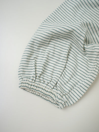 Stripe gathers smock