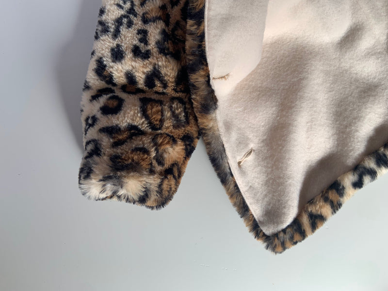 Leopard fur coat