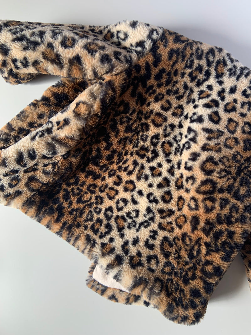 Leopard fur coat